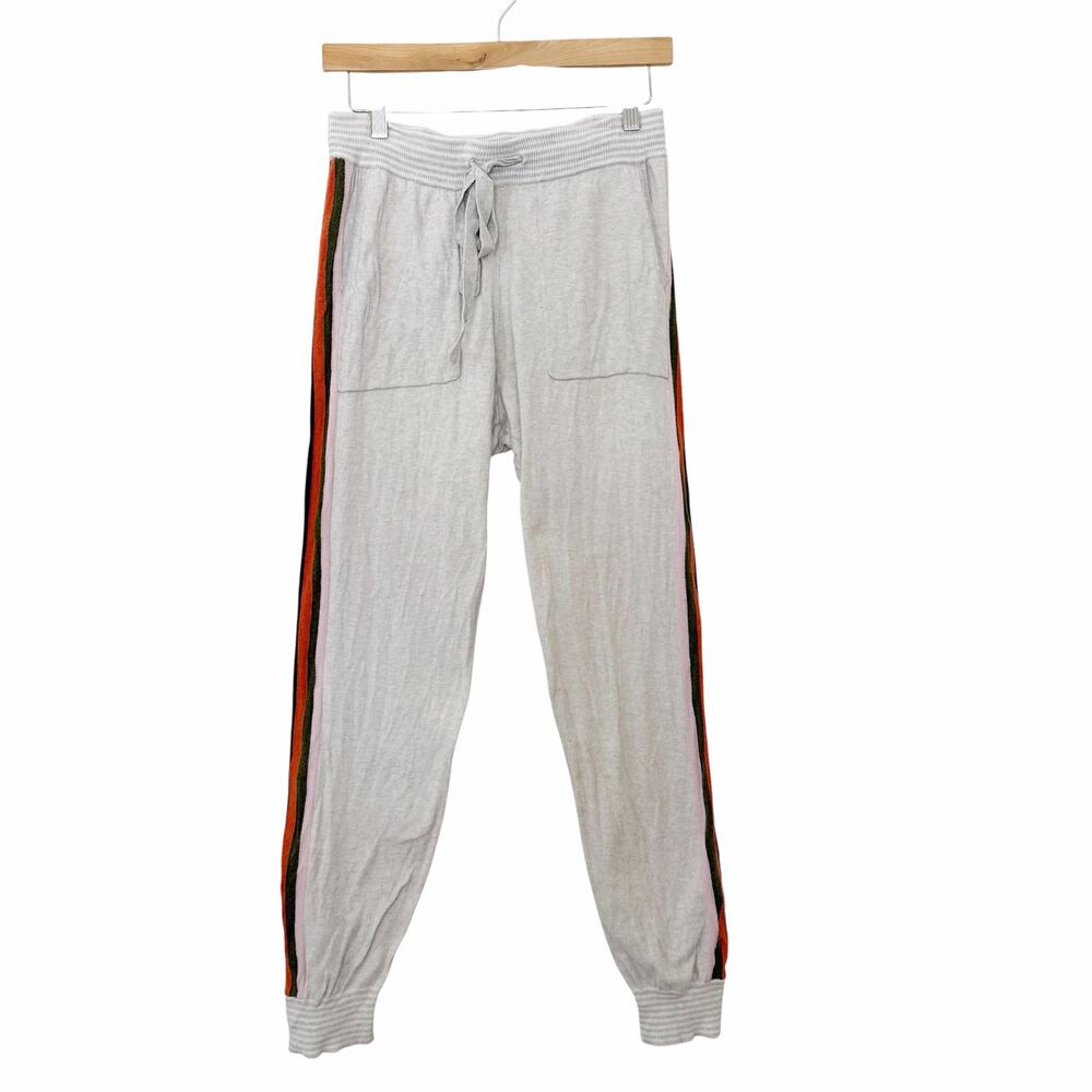 Faherty Cotton Cashmere Surf Jogger Sweatpants Rainbow Stripe Sz S